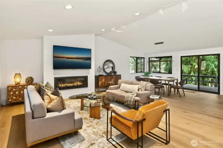 Brand New 75" 4K OLED TV stays. Gorgeous Gas Fireplace with remote control and backlighting creates the ideal ambiance. Furnished option available - please inquire. Brand New 75" 4K OLED TV stays. Gorgeous Gas Fireplace with remote control and backlighting creates the ideal ambiance. Furnished option available - please inquire.