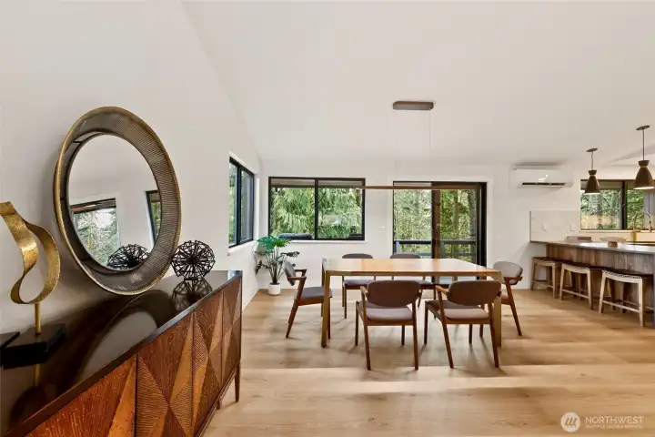 Excellent natural light and endless greenery views highlight the beautiful synergy of this home. Excellent natural light and endless greenery views highlight the beautiful synergy of this home.