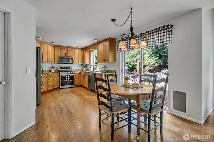 Nice informal eating space