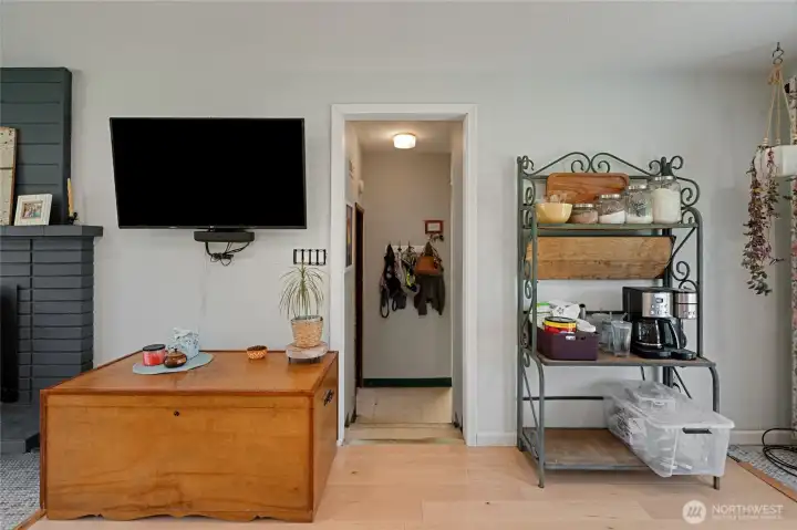 Hallway to Utility room and Bonus room/ 4th bedroom