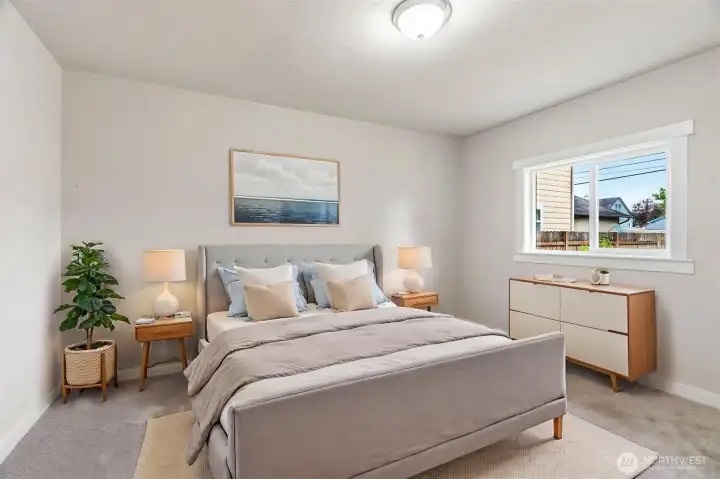 Primary Bedroom- Virtually Staged Primary Bedroom- Virtually Staged