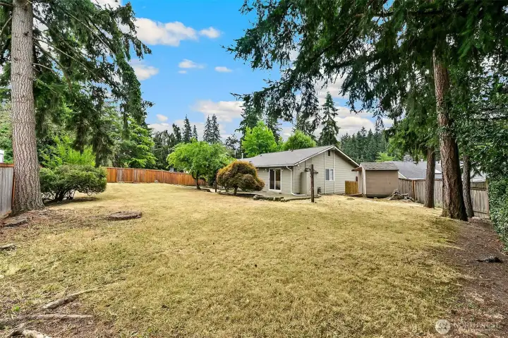 Just over .25 acre lot!