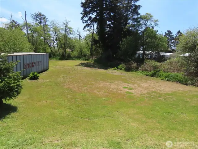 Property out back and next to the storage shed