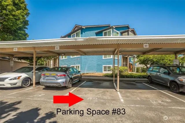 Carport Parking Space#83