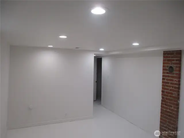 Concrete floors painted