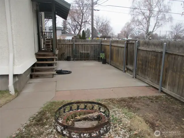 Back patio