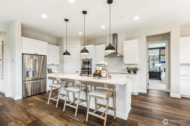 Photos are of the model home.