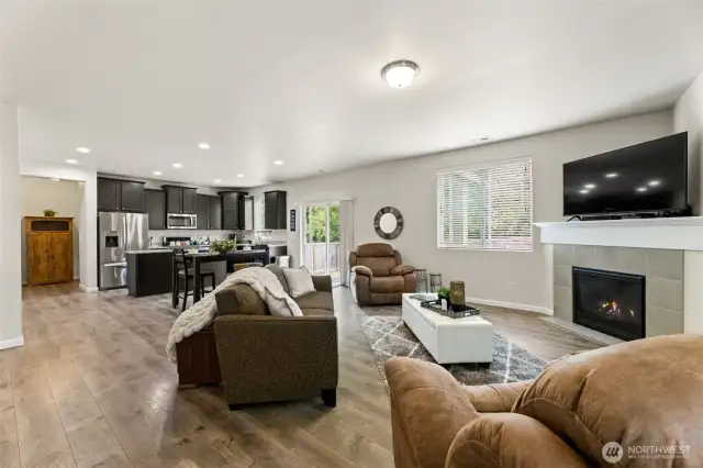 Gas Fireplace in Living Room