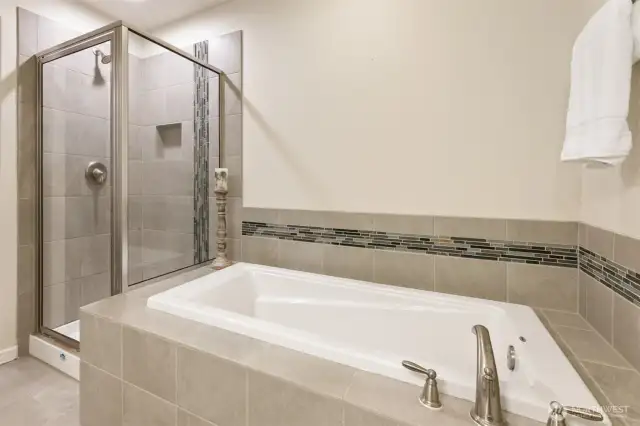 Soaking Tub and Shower