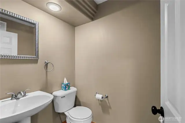 Half bath on main floor