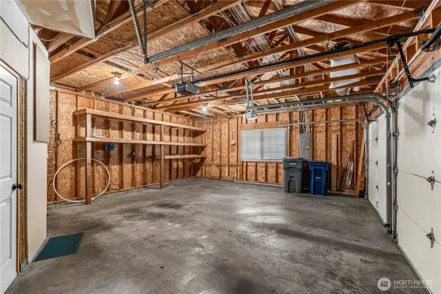 Garage with lots of storage