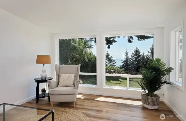 And, of course, large windows to take in the view.