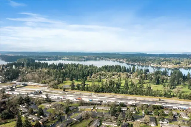 Beautiful stunning views of Gravely lake and I-5 minutes from this property.  There will also be Mount Rainier views to the east of your project.  Come make this hot property your next condo or apartment project before its sold