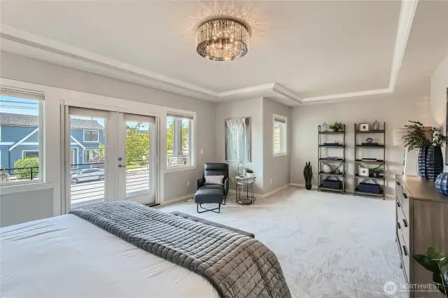 Expansive, bright, and peaceful Primary suite