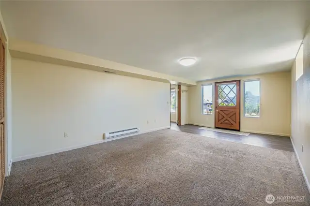 Basemen bedroom with its own entrance