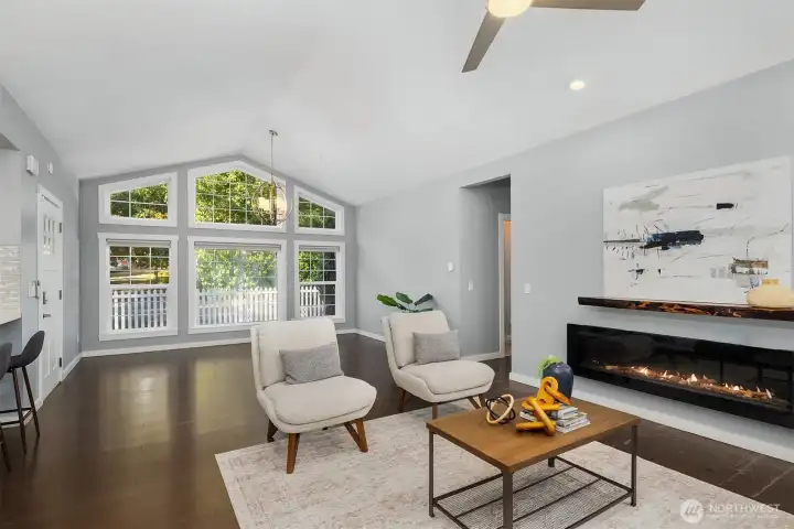 Living Room and Dining Room