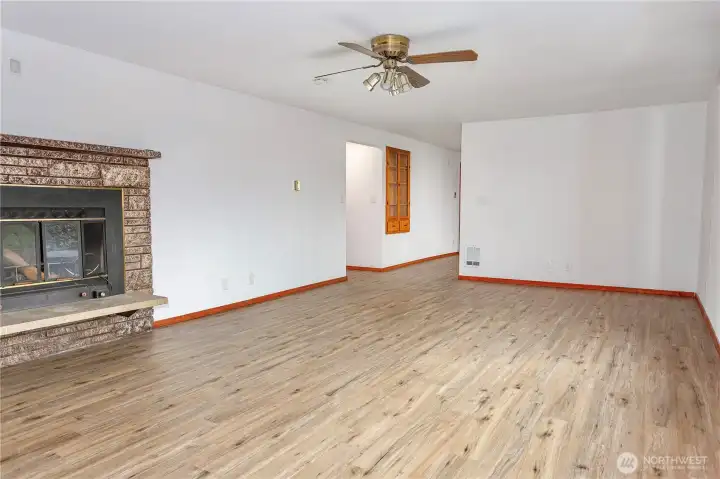 Upstairs Unit Living Room