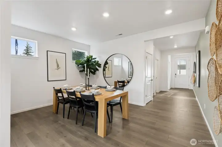 Small windows to bring in naturally lighting.   Pictures are for representational purposes only, colors and features may vary.