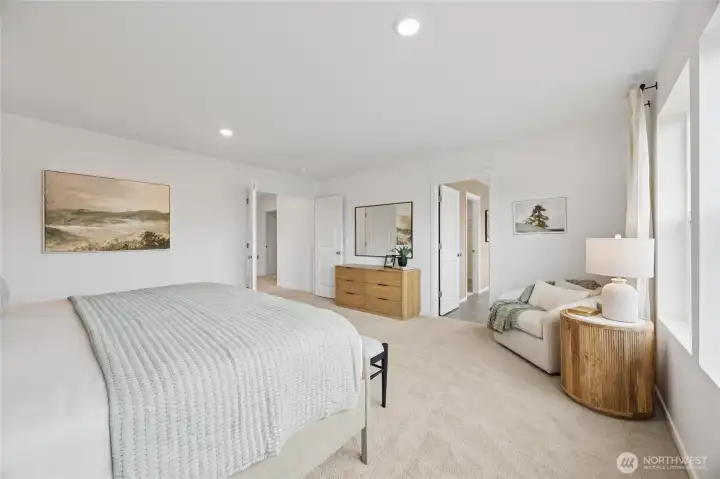 Windows bringing in natural lighting.   Pictures are for representational purposes only, colors and features may vary.