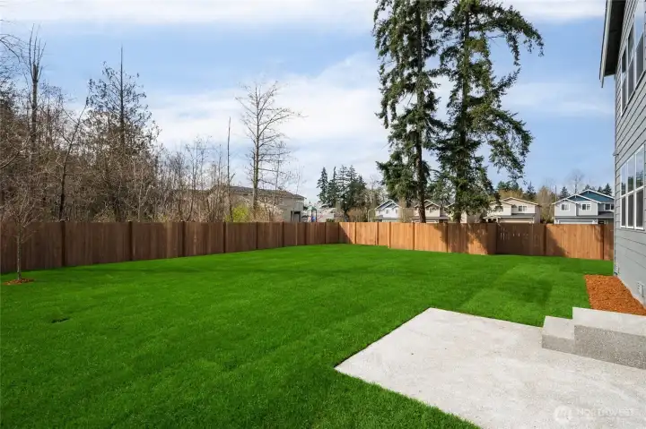 Landscaping included!