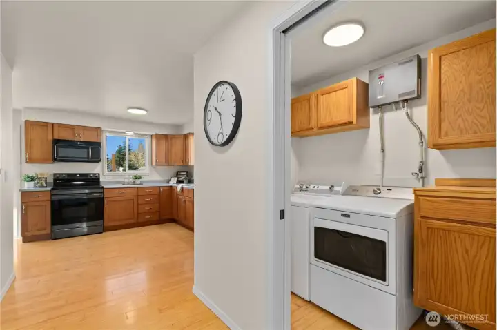 Entry to utility and mudroom.