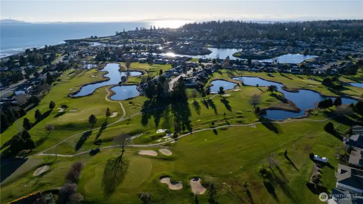 Can't beat the view from the Birch Bay Village golf course!