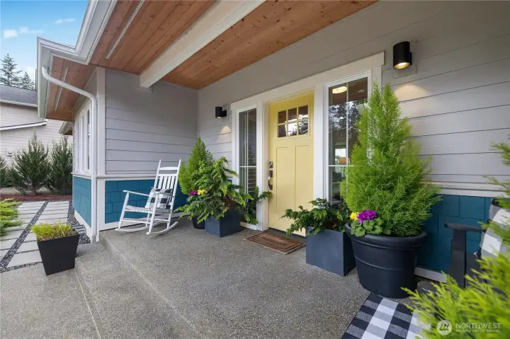 360 degree enclosed T & G pine soffits