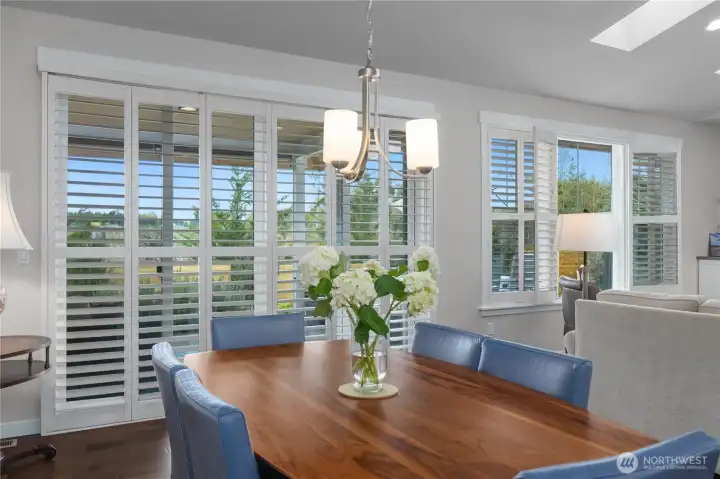 The full millwork package includes wood wrapped windows.