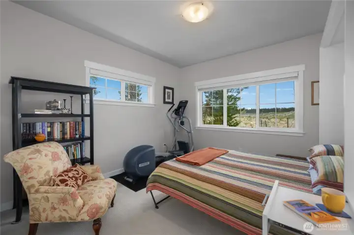 Bed two with the Murphy bed down.