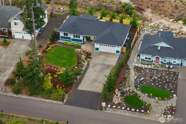 Area of nicer homes.