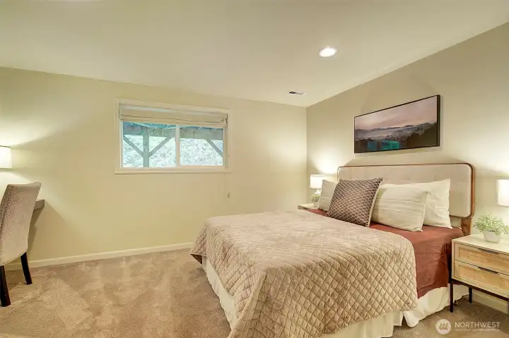 Fifth bedroom on lower level