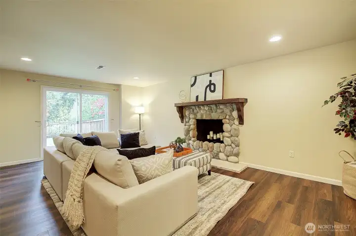 Rec room on lower level