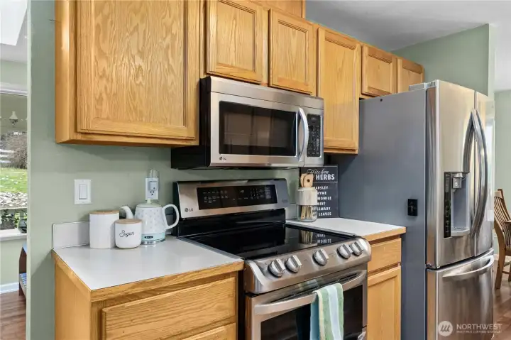 Stainless steel appliances