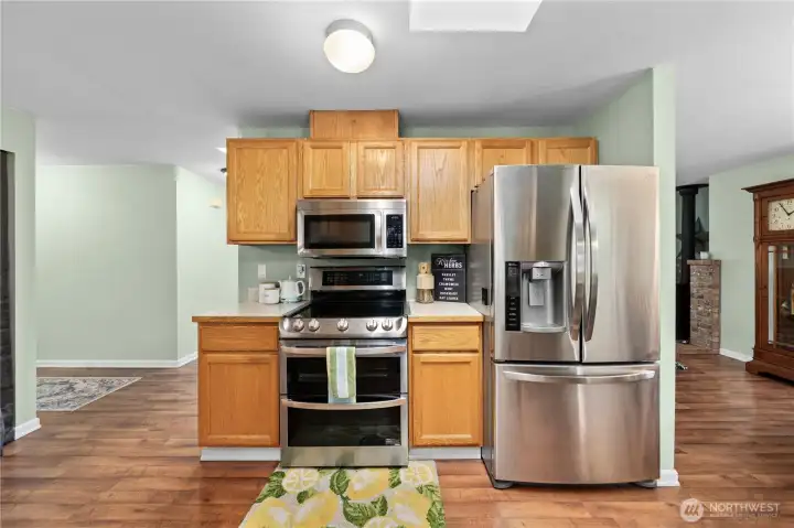 Efficient layout maximizes storage and functionality