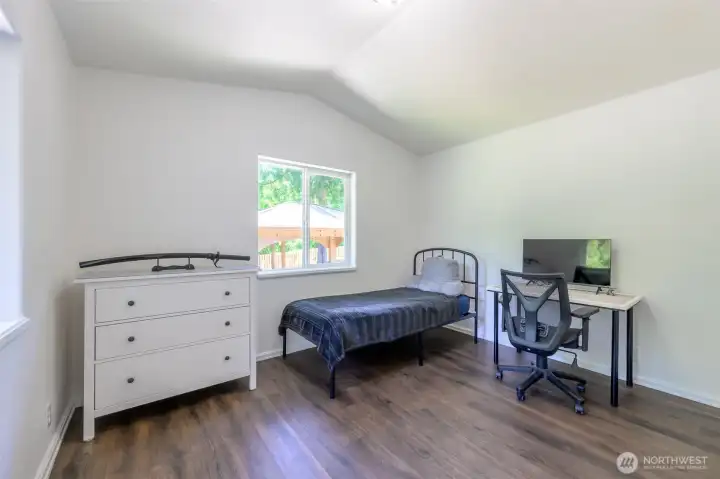 Bedroom 2 is 12'11" x 12'2" and located off of the bonus room. Bedroom 2 is 12'11" x 12'2" and located off of the bonus room.