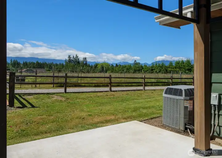 View of Mountains from back patio