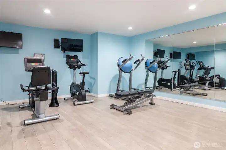 fitness room located in bldg. B 1st floor