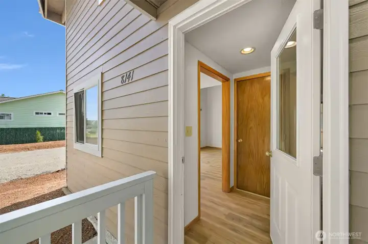 Front entry W