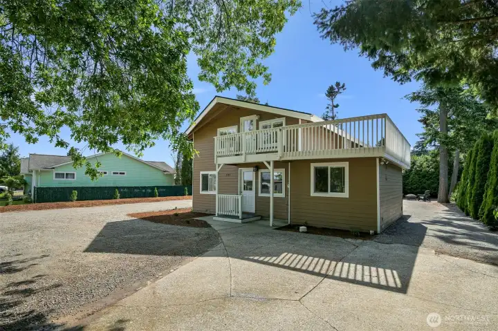 North side of home