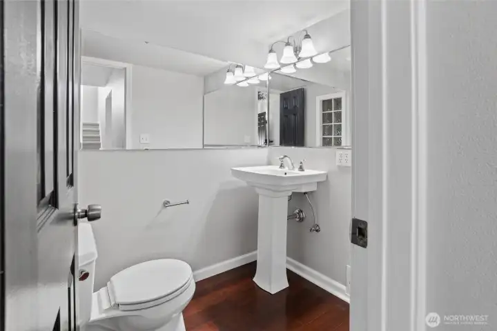 Main level half-bath Main level half-bath