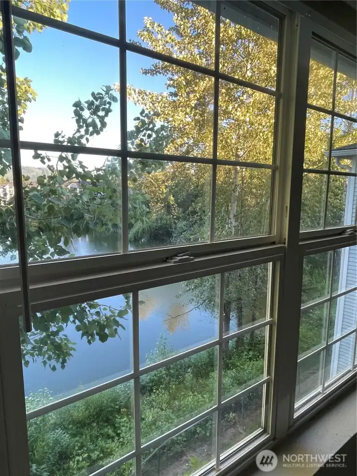 View from bedroom window. View from bedroom window.