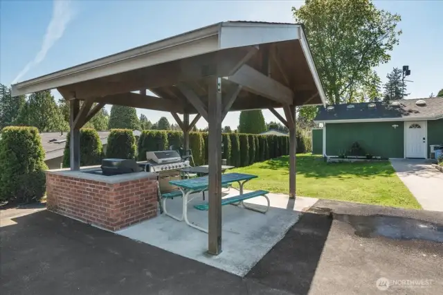 Community BBQ area near the clubhouse.