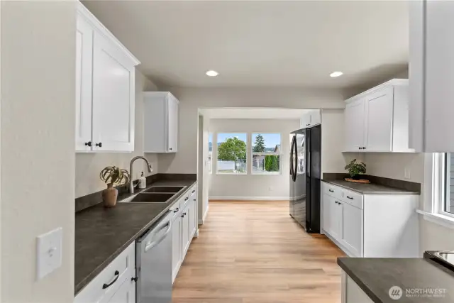 All new kitchen