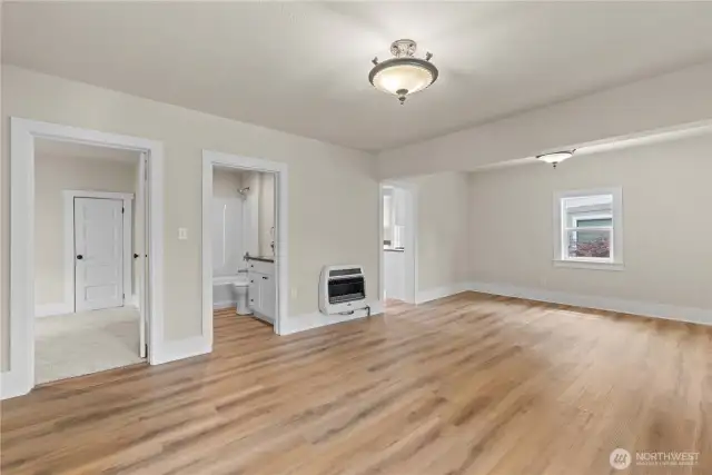 Living and dining area