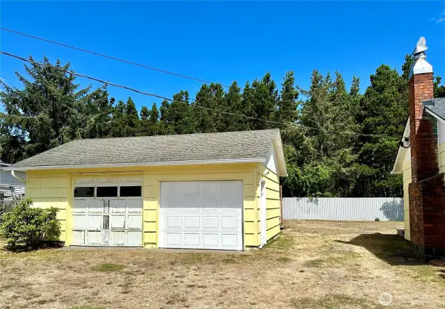1215 199th Place Long Beach WA  Garage is on a separate lot from the home. Two lots are included in the sale, Lots of possibilities!!!