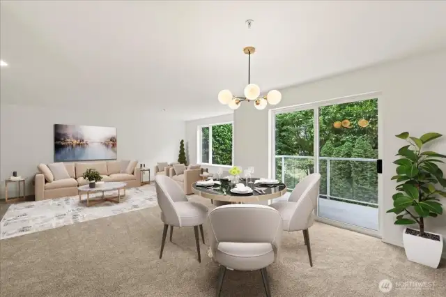 Dining/Living Rooms