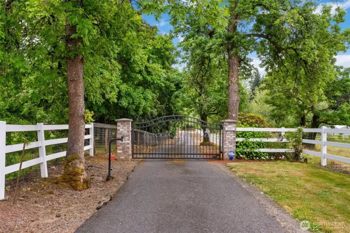Gated entry!