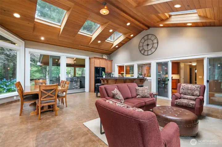 Custom new great room addition