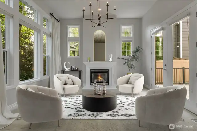 Living room to left of entrance