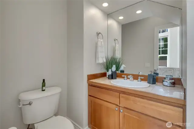 Powder room first floor